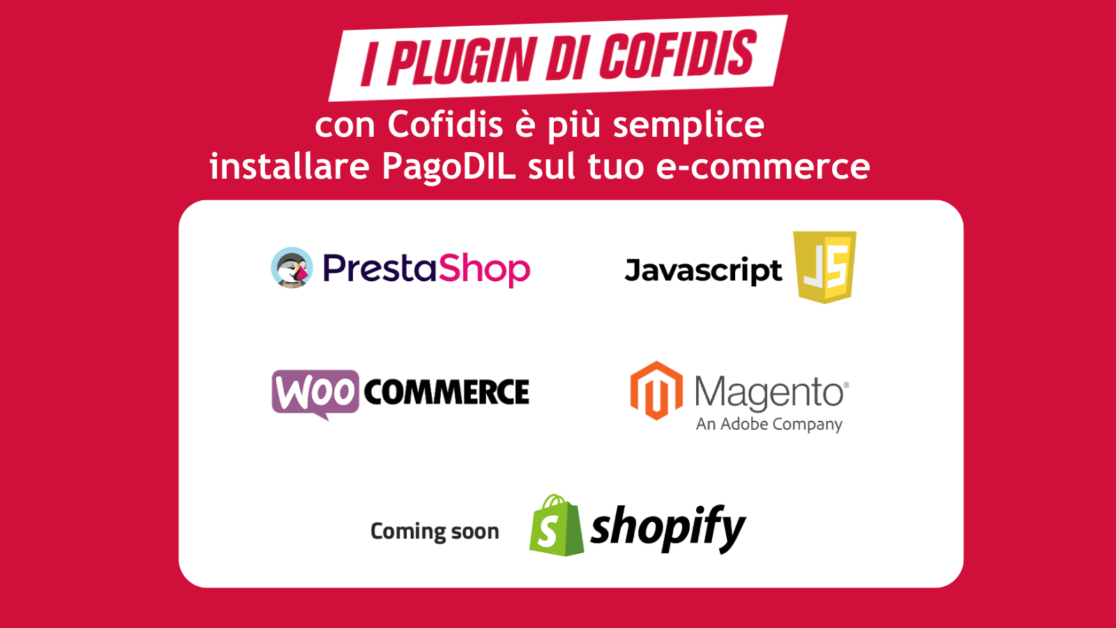 I plugin per installare PagoDIL sul tuo ecommerce